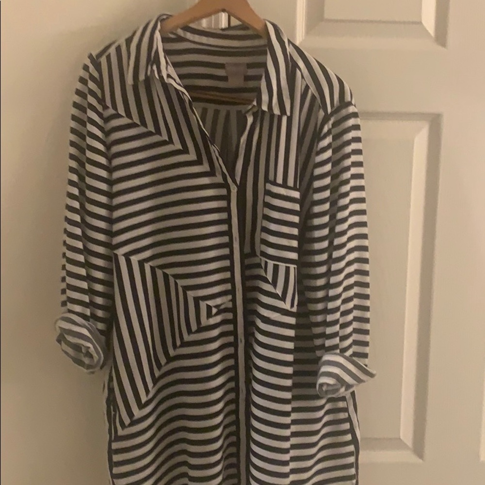 Chico’s button down shirt.